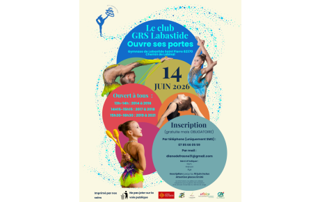 Le club GRS Labastide OUVRE SES PORTES 🎉