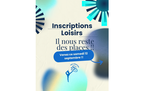 Inscriptions 2026-2027 ✨✨